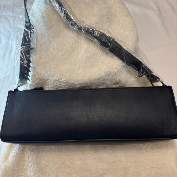 Black Multi-Pocket Shoulder Bag for Women - Picture 6 of 6